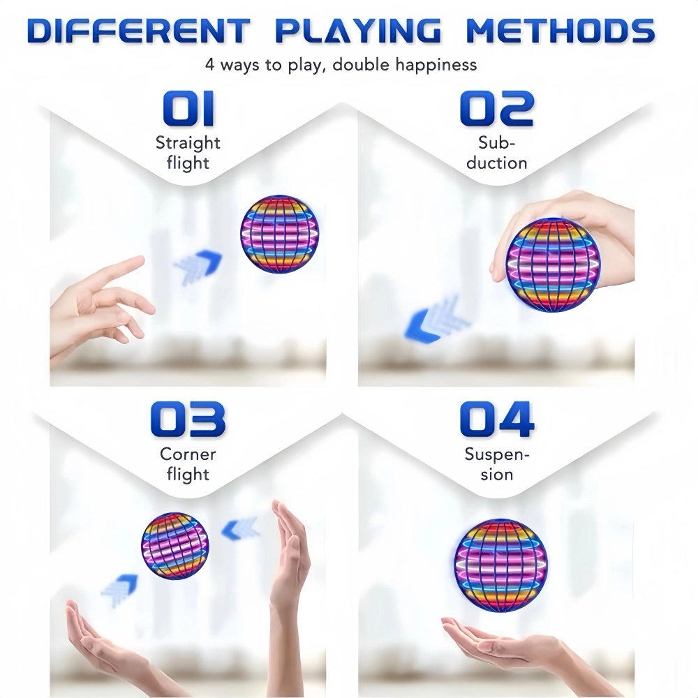 Flying Orb Boomerang Ball LED  - Drone Beacon Light ulasan dan harga