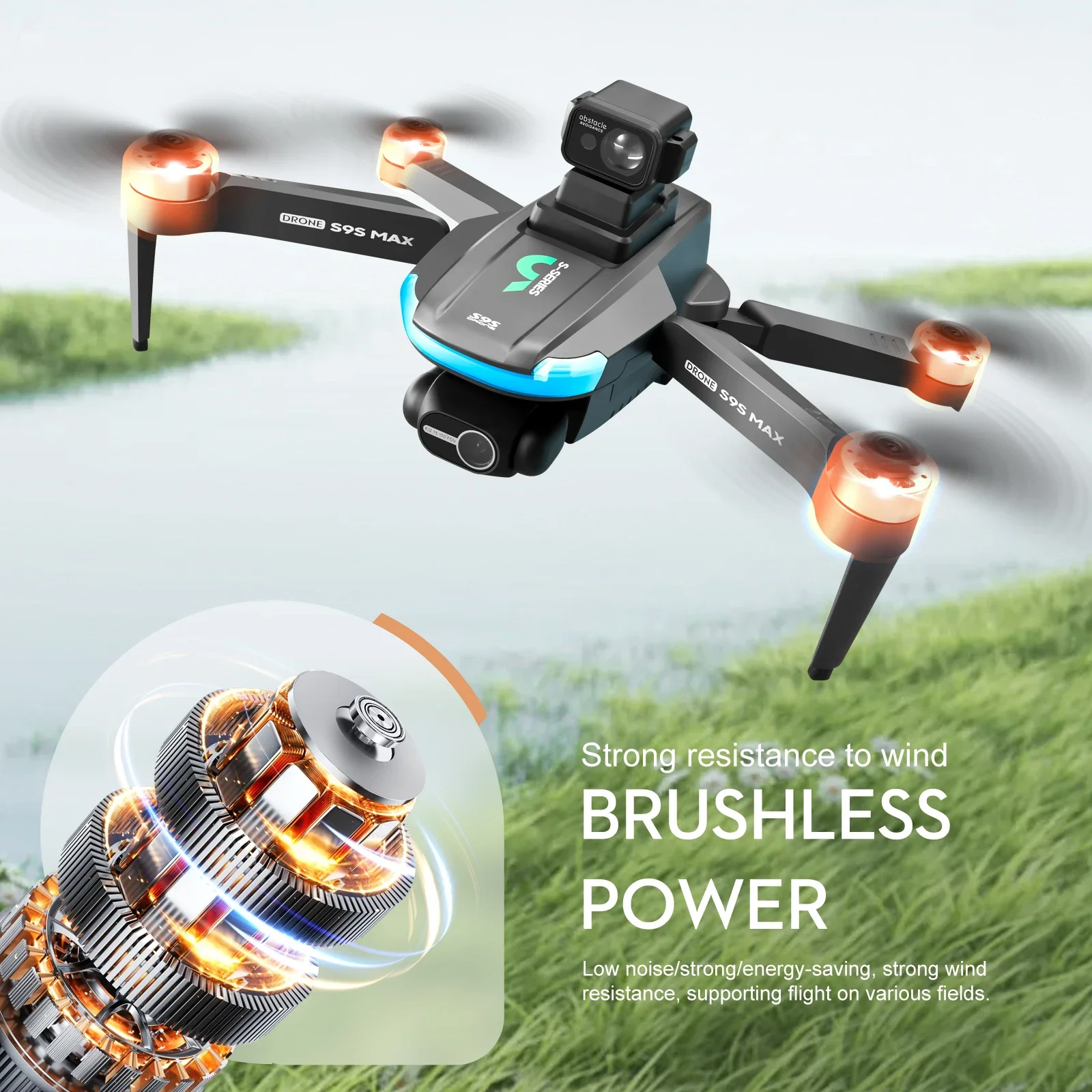 NEW S9S MAX MINI Drone 4K 2-Ax - Drone Remote Controller Lanyard ulasan dan harga