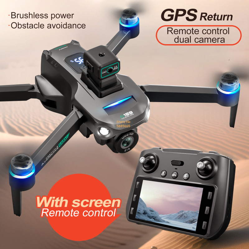8K Dual Camera 5G WIFI FPV Rem - Drone Beacon Light ulasan dan harga