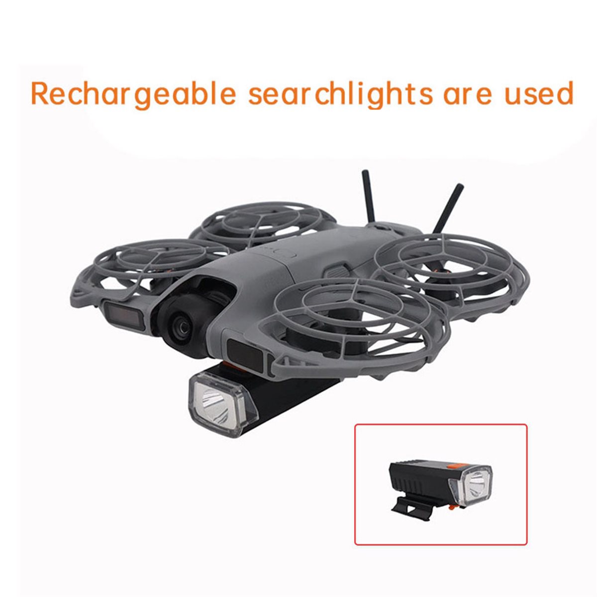 DTC5 Rechargeable Searchlight  - Drone Beacon Light ulasan dan harga