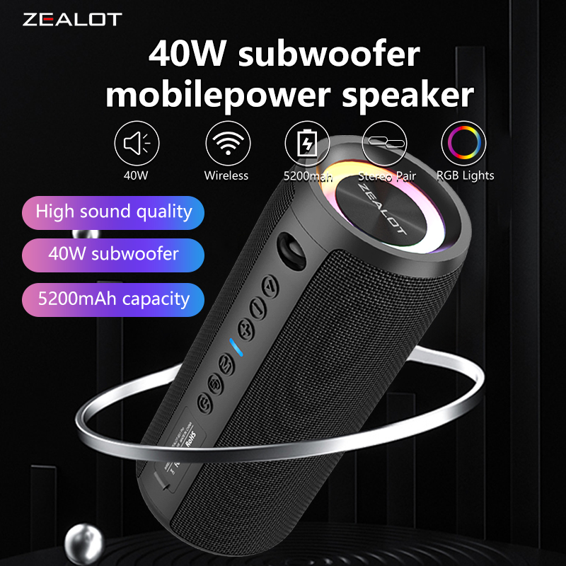 ZEALOT S51 Pro 40W Wireless Sp - Holy Stone Drone Hs175 ulasan dan harga