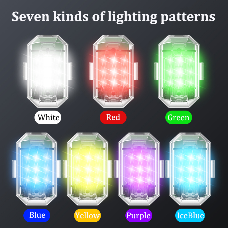 1/2/4pcs Wireless LED Drone St - Drone Strobe Light ulasan dan harga
