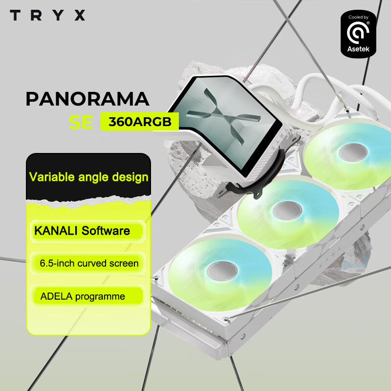 TRYX PANORAMA SE 360 ARGB CPU  - Holy Stone Drone Hs720 ulasan dan harga